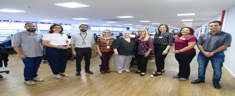 Ao todo, 16 representantes da delegação colombiana e da OPAS participam de palestra,  visitam o maior Centro de Inteligência em Saúde da América Latina e unidades de saúde do estado