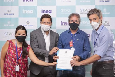 Inea entrega à Cedae Autorização Ambiental para intervenção que beneficiará a ETA do Guandu