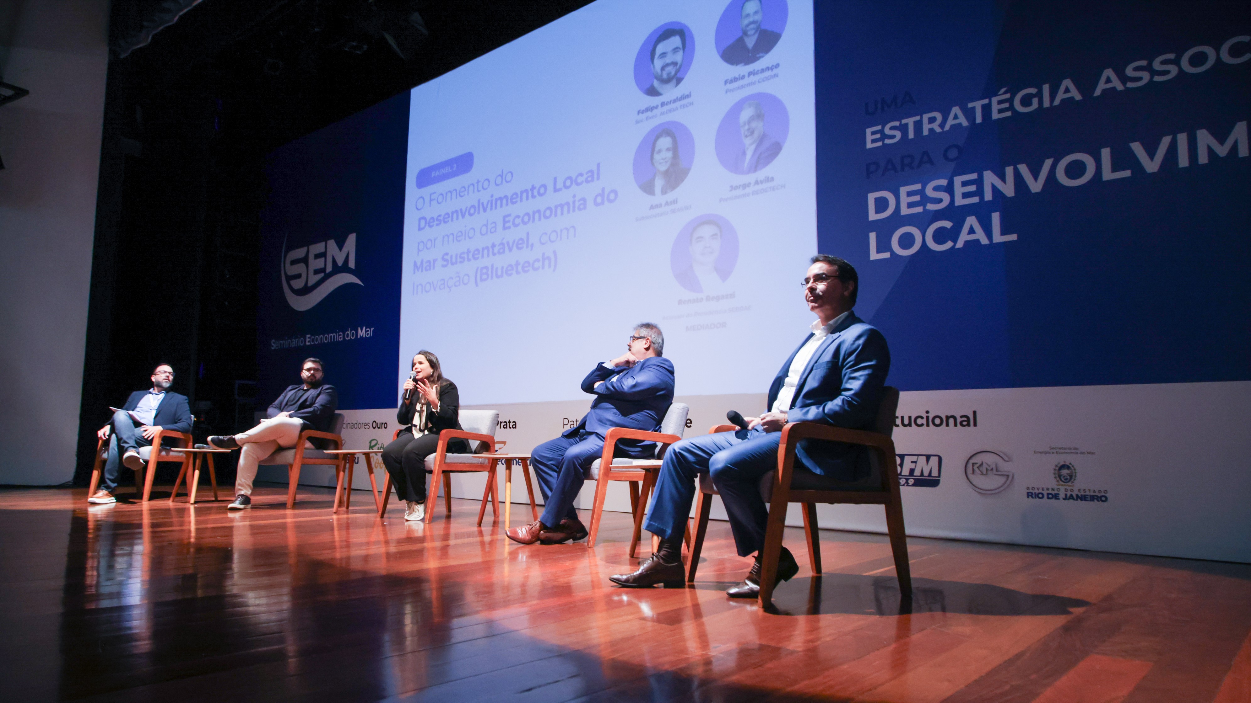 Secretaria de Estado do Ambiente e Sustentabilidade participa de discussão sobre o desenvolvimento da Economia do Mar