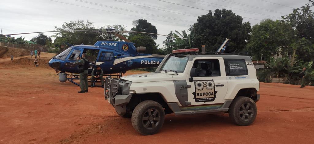 Extração mineral ilegal é alvo de operação conjunta na Zona Oeste do RJ