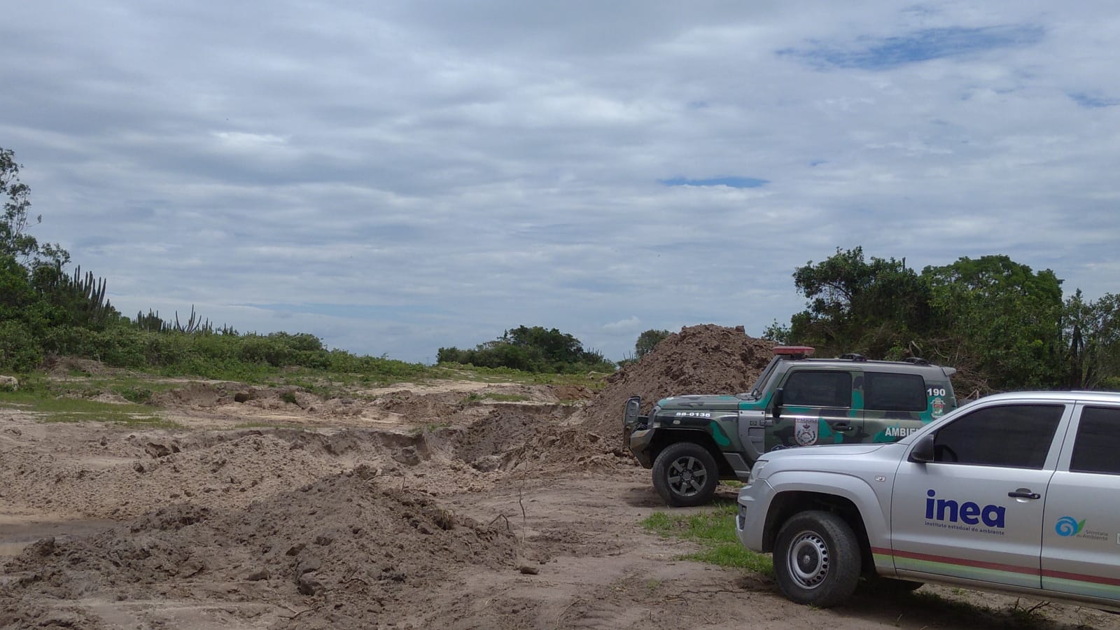 Inea combate extração ilegal de minerais em Cabo Frio