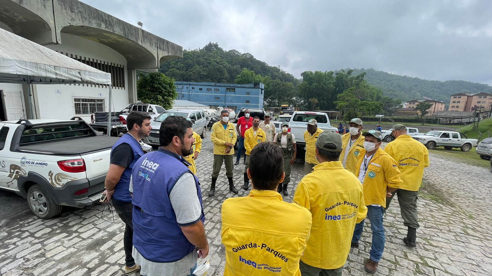  Inea mobiliza equipes para Petrópolis