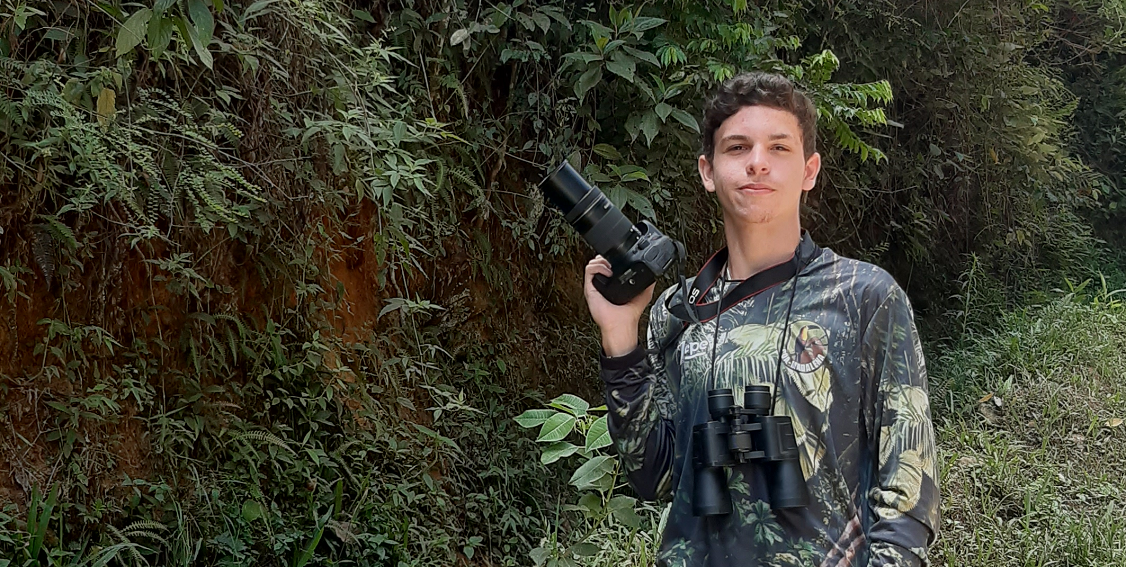Jovem talento da fotografia de animais faz sucesso em parque do Inea