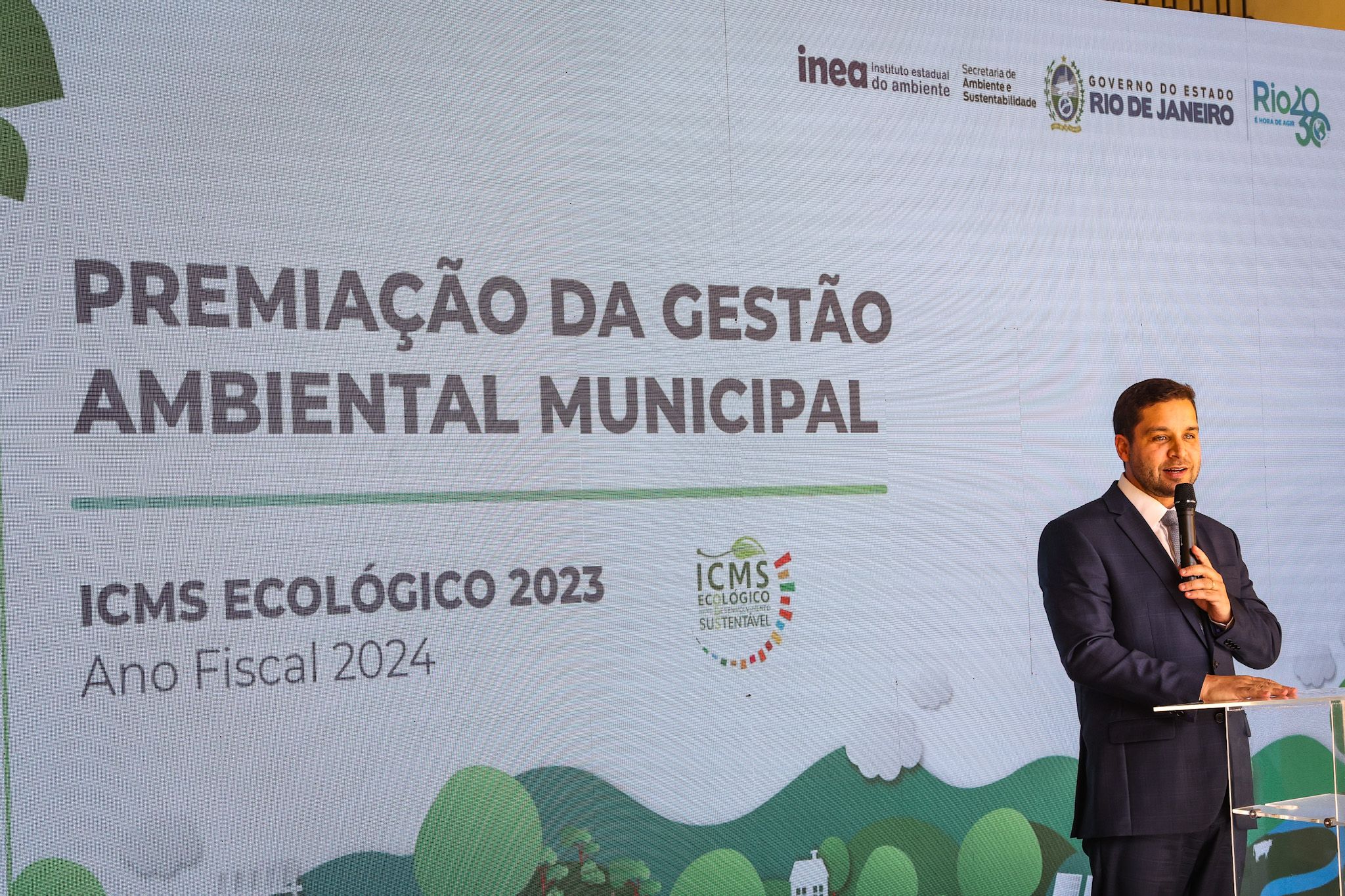 Secretaria de Estado do Ambiente e Sustentabilidade e Inea promovem Premiação do ICMS Ecológico 2023