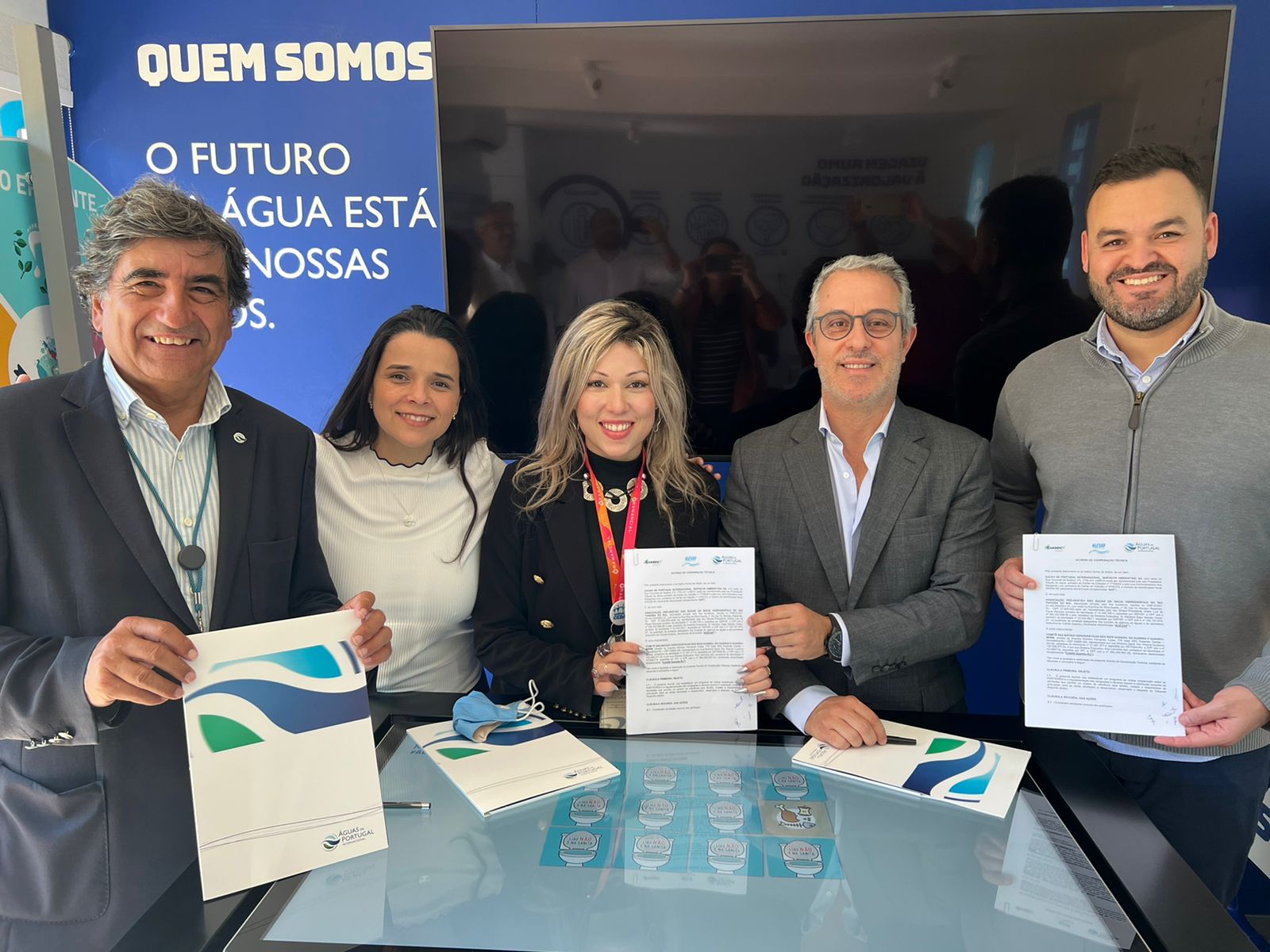 Secretaria de Estado do Ambiente e Comitê Guandu assinam acordo de cooperação técnica com Águas de Portugal