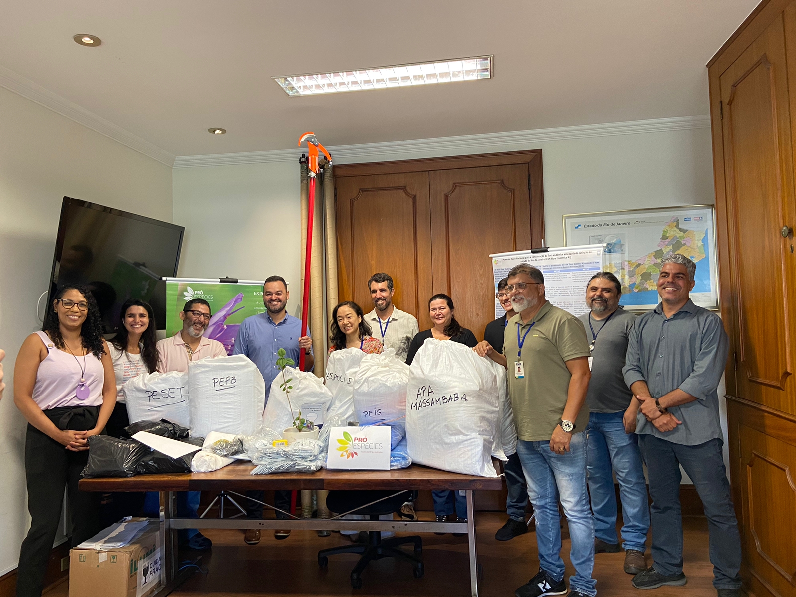 Seas entrega equipamentos para restauração e conservação da flora ameaçada da Mata Atlântica
