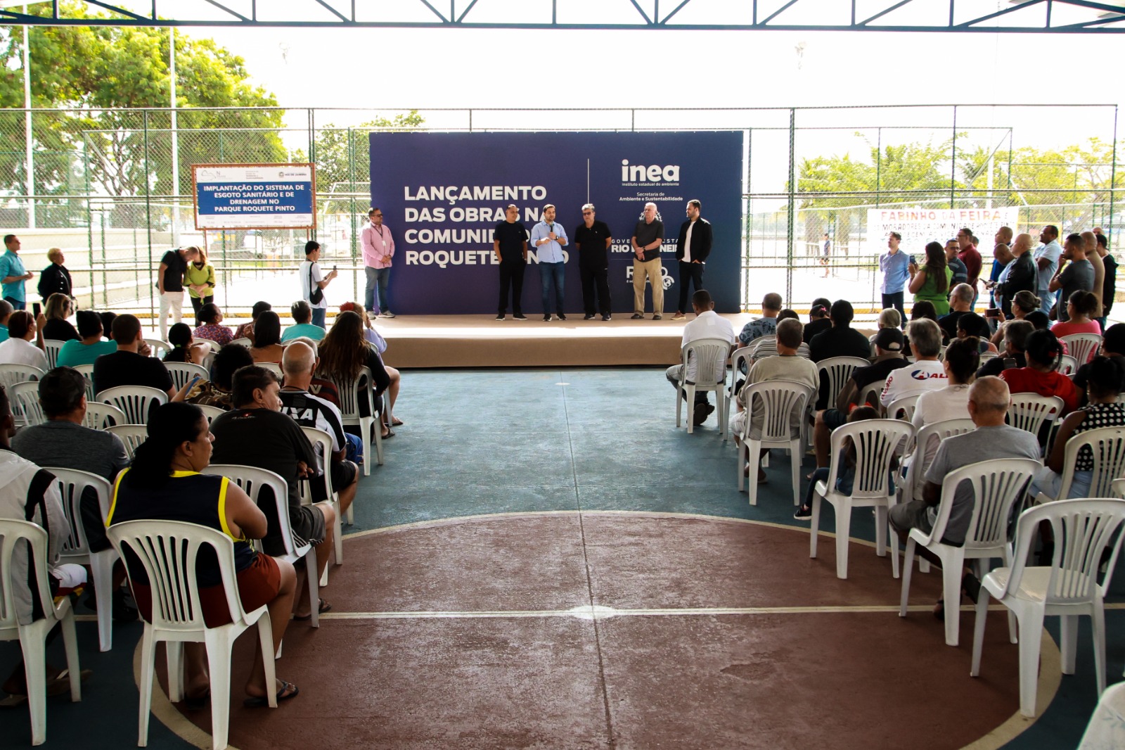 Secretaria de Estado do Ambiente e Sustentabilidade e Inea entregam obras na capital fluminense