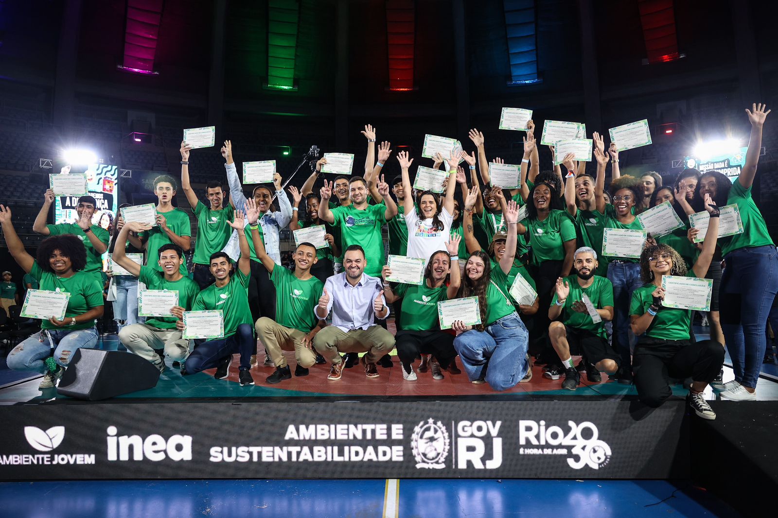 Secretaria de Estado do Ambiente e Sustentabilidade encerra primeiro ciclo do Ambiente Jovem com formatura de 2.400 alunos