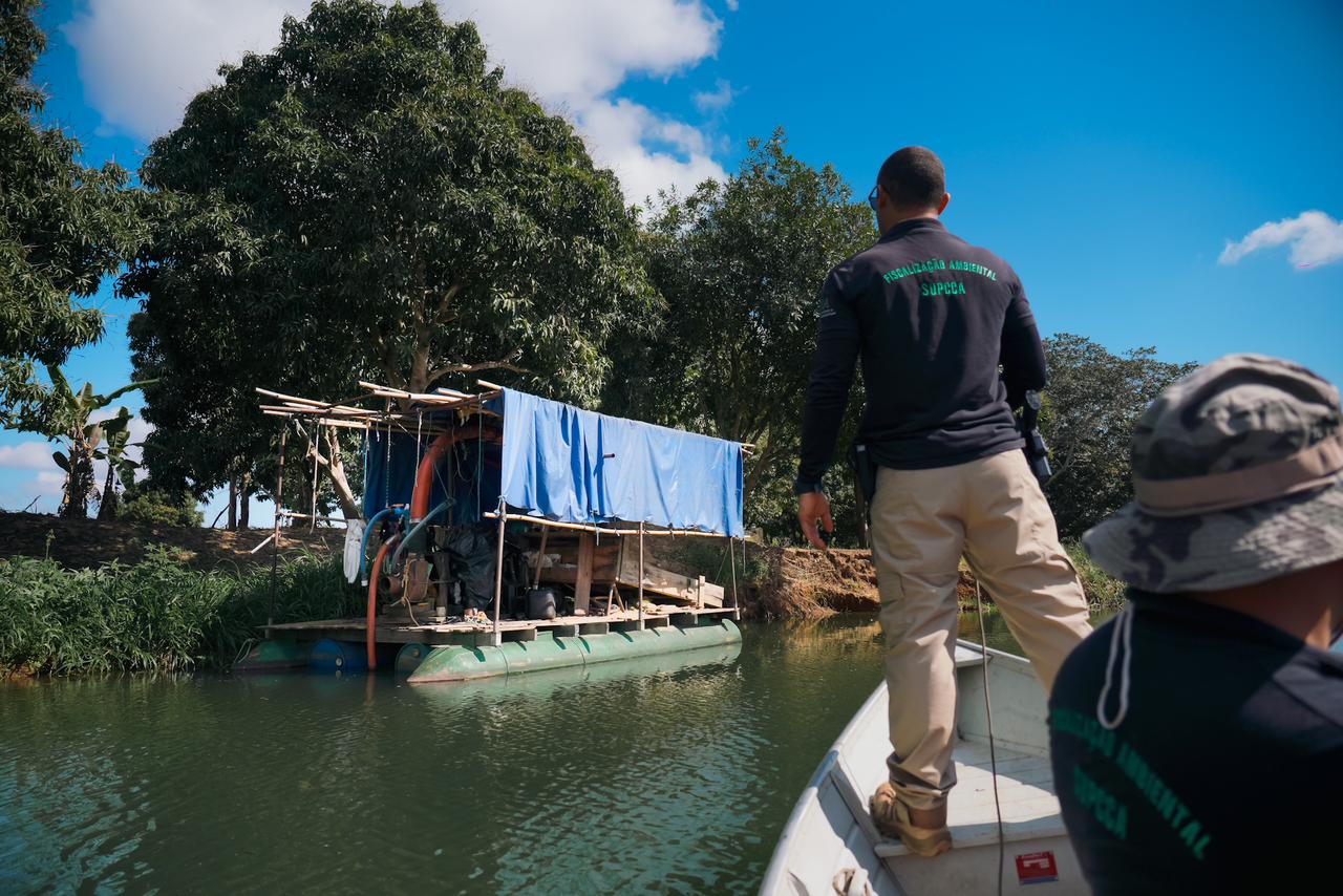Secretaria de Estado do Ambiente faz operação contra extração ilegal de ouro no Norte e Noroeste Fluminense