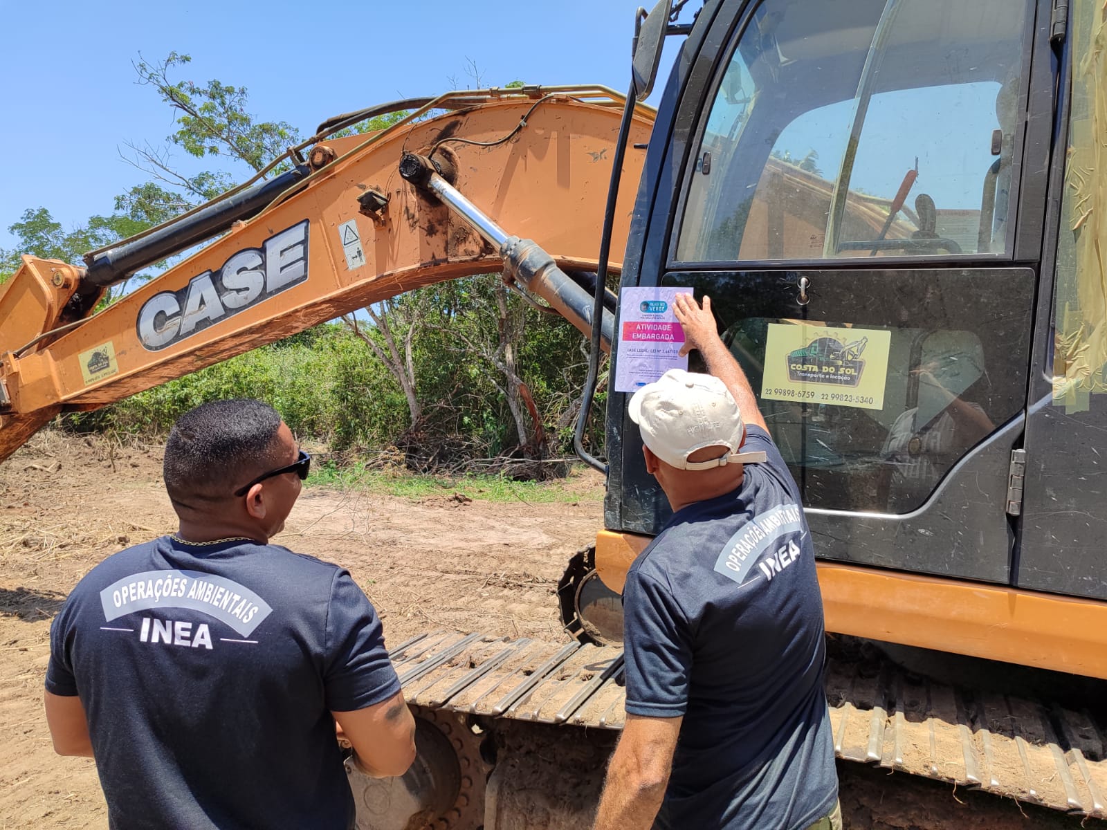 Inea embarga construção irregular de resort em Búzios
