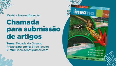 Ineana Especial: periódico do Inea recebe artigos sobre oceano