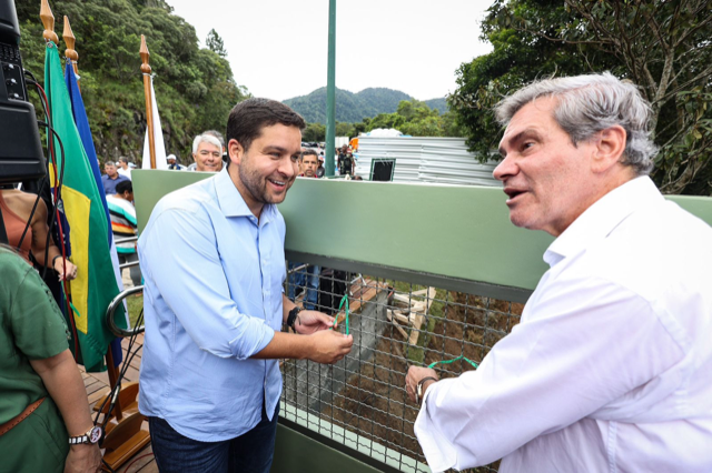 Secretaria de Estado do Ambiente e Sustentabilidade e Inea inauguram mirante e urbanização de parque linear em Cachoeiras de Macacu