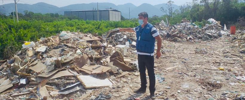 Operação conjunta das Secretarias de Meio Ambiente do Rio fecha lixão na Zona Oeste