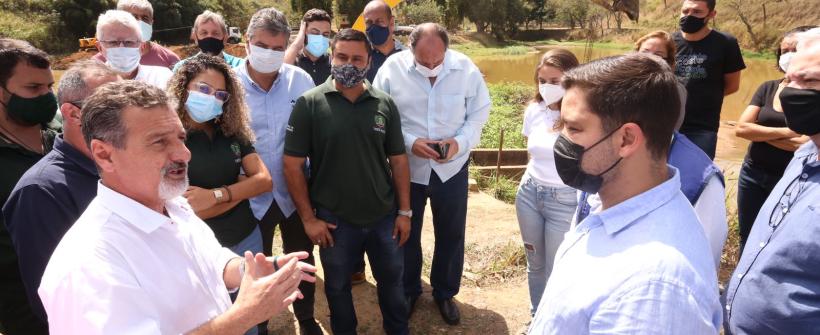 Três Rios recebe intervenções do Inea para limpeza e desassoreamento do Lago do Campo do América
