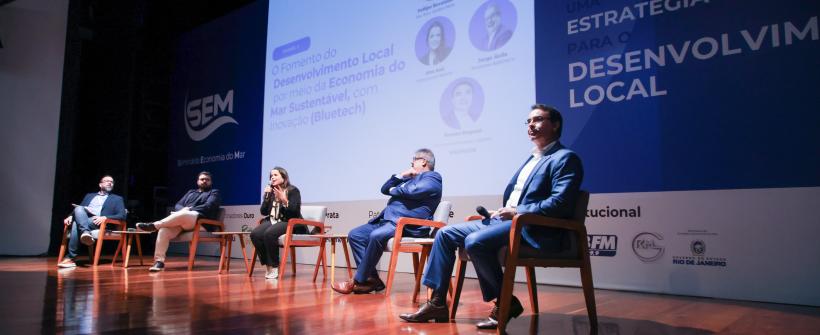 Secretaria de Estado do Ambiente e Sustentabilidade participa de discussão sobre o desenvolvimento da Economia do Mar