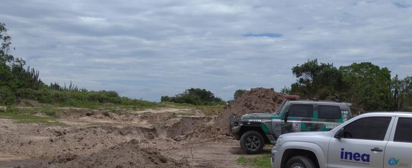 Inea combate extração ilegal de minerais em Cabo Frio