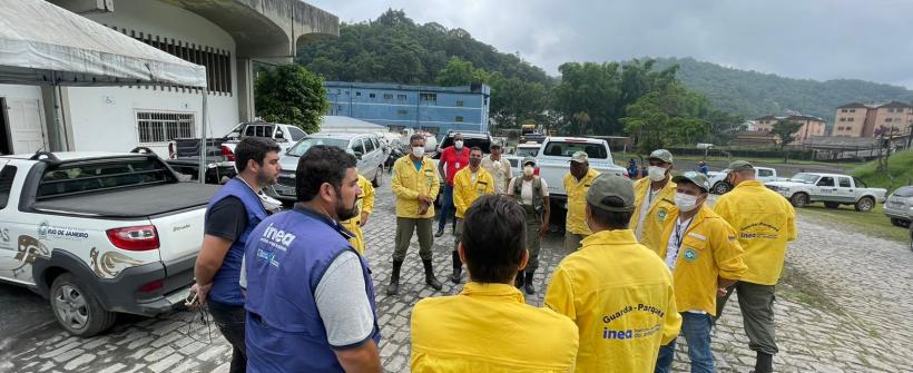  Inea mobiliza equipes para Petrópolis