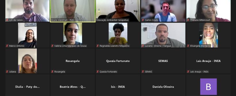 Inea promove mentoria à secretarias municipais sobre educação ambiental