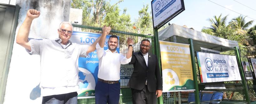 Seas inaugura Agência de Coleta Seletiva no Santuário da Penha