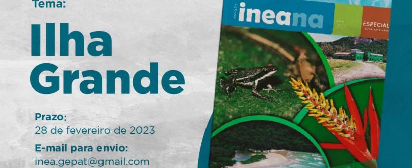 Revista Ineana recebe artigos sobre Ilha Grande