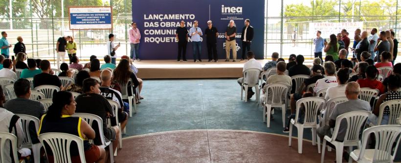 Secretaria de Estado do Ambiente e Sustentabilidade e Inea entregam obras na capital fluminense