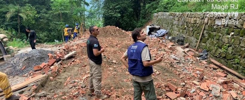 Secretaria de Estado do Ambiente e Sustentabilidade e Inea promovem demolição de construção irregular em área de preservação
