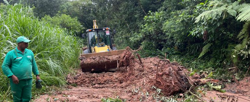 desobstrução de ruas Petrópolis