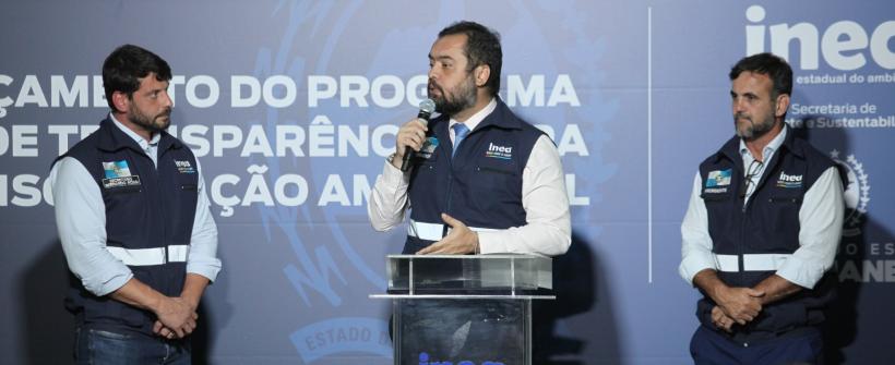 Governo do Estado entrega 96 câmeras corporais portáteis e de GPS para o Inea