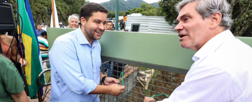Secretaria de Estado do Ambiente e Sustentabilidade e Inea inauguram mirante e urbanização de parque linear em Cachoeiras de Macacu