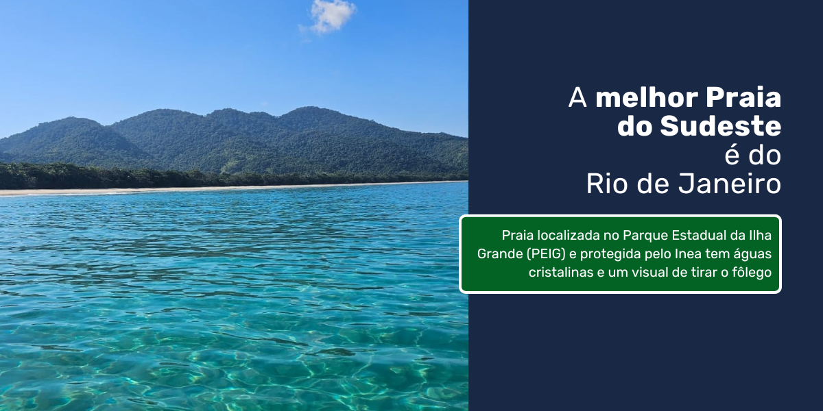  Praia protegida pelo Inea é eleita a melhor do Sudeste 
