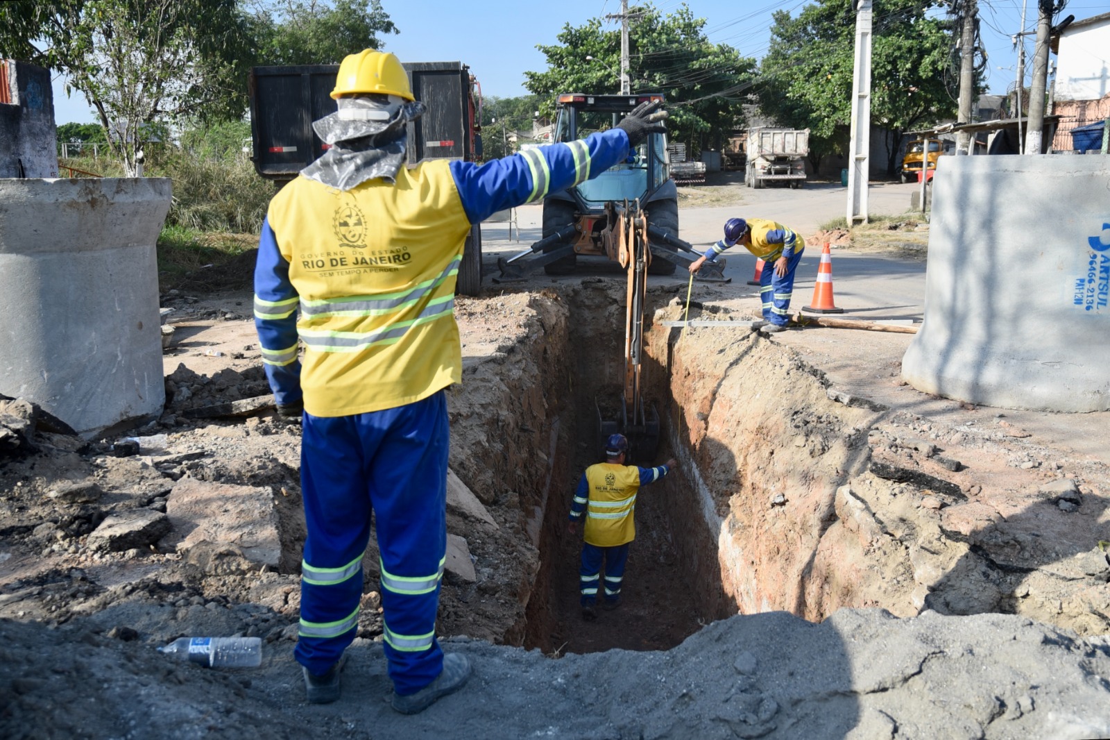 Obras no bairro Marambaia, em Itaboraí, já foram iniciadas e vão melhorar a qualidade de vida da população
