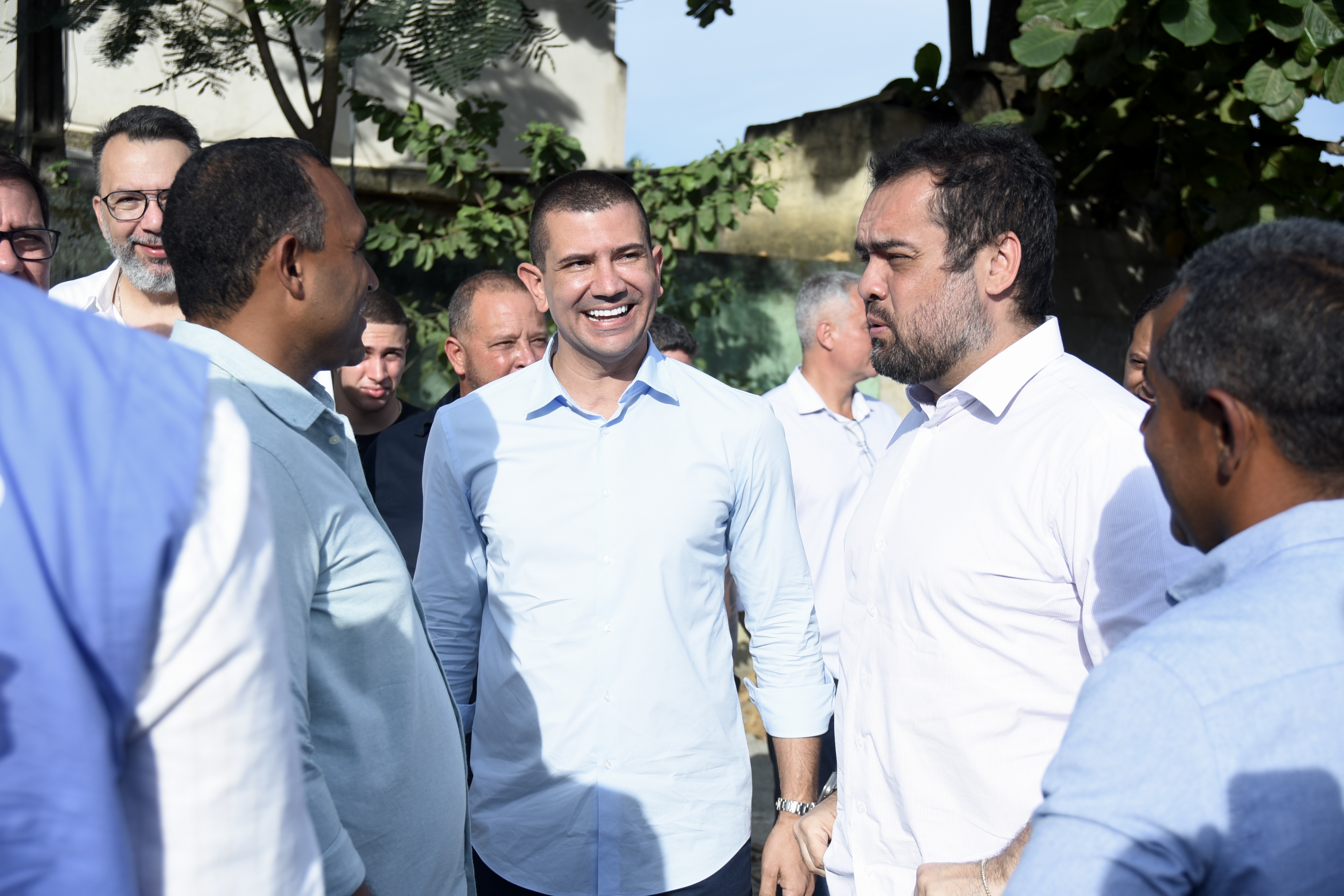 Com o secretário Douglas Ruas, o governador Cláudio Castro marcou presença em obras de infraestrutura viária da Secretaria das Cidades