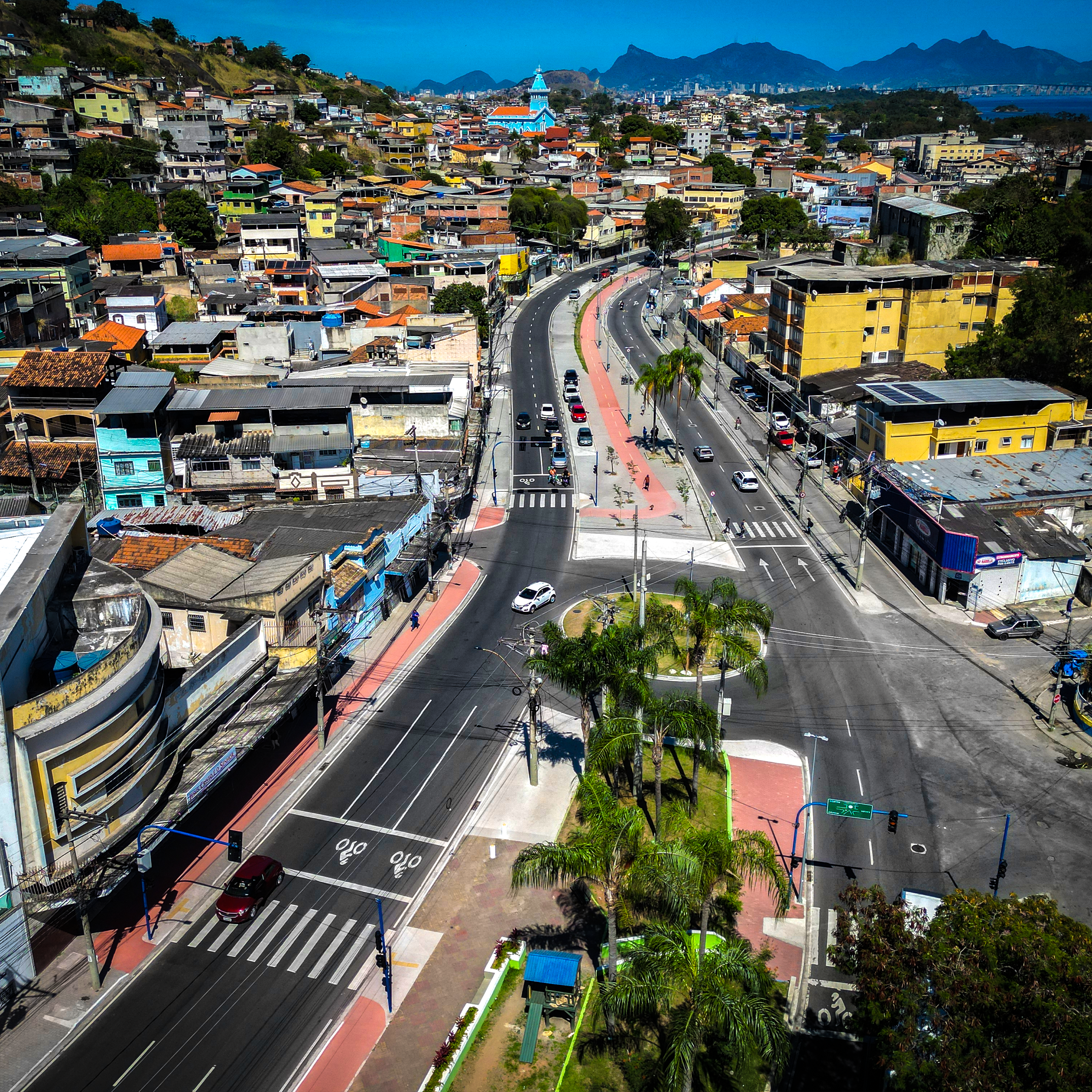 MUVI conta com corredor viário e ciclovia ao longo de 18 km, com trechos já liberados, ligando Neves a Guaxindiba pela antiga faixa ferroviária