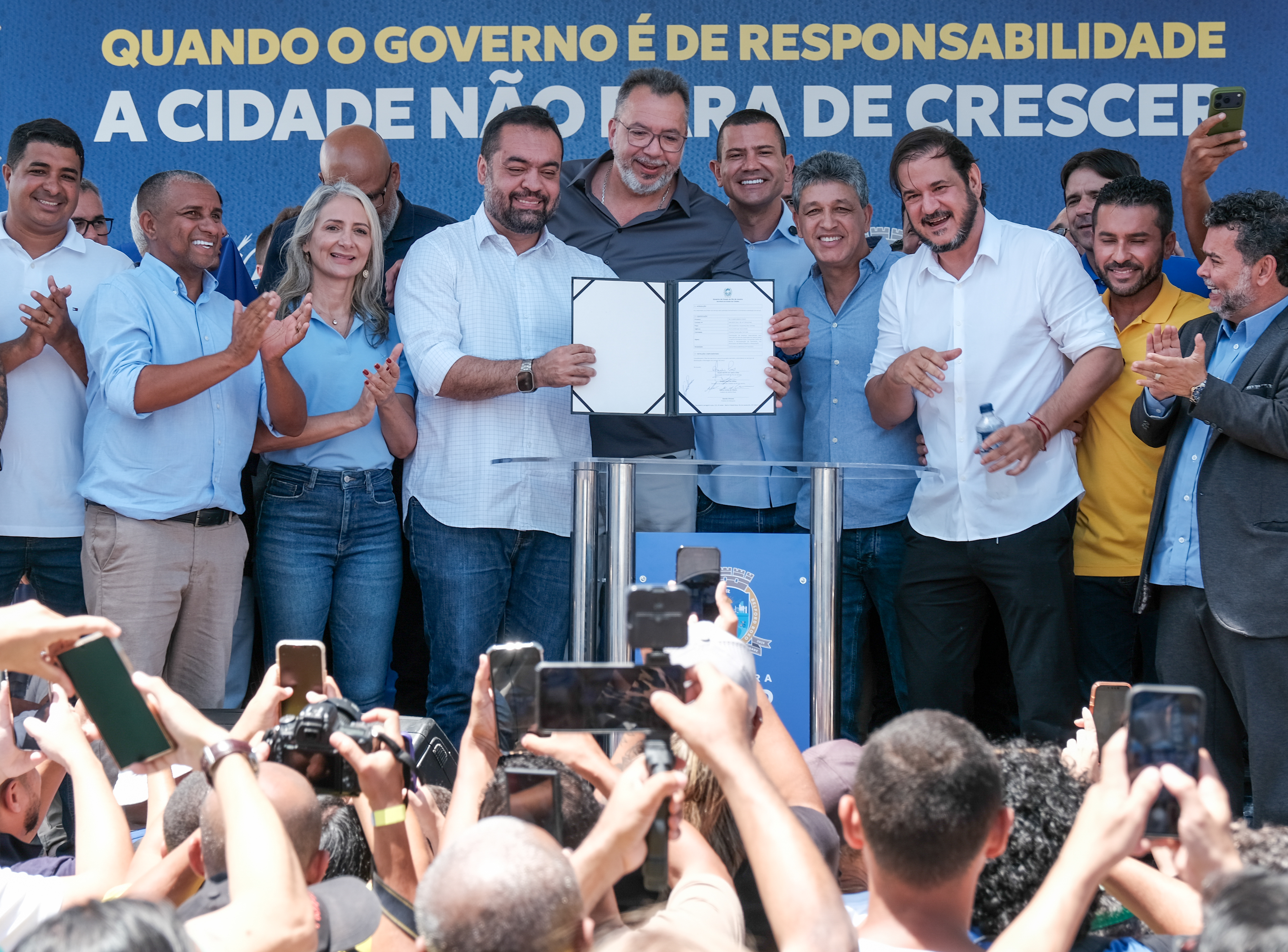 Cláudio Castro anuncia R$ 47,9 milhões em investimentos para duplicação de viaduto em Belford Roxo