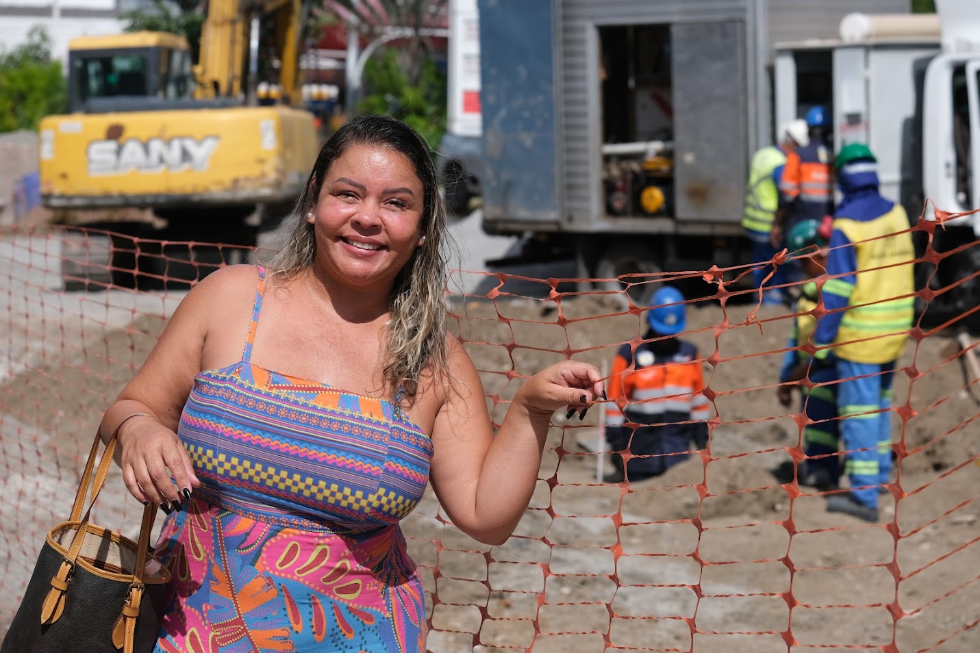 A coordenadora de projetos sociais Mary Claro, de 46 anos, afirma que as obras representam um resgate da dignidade do povo do município.