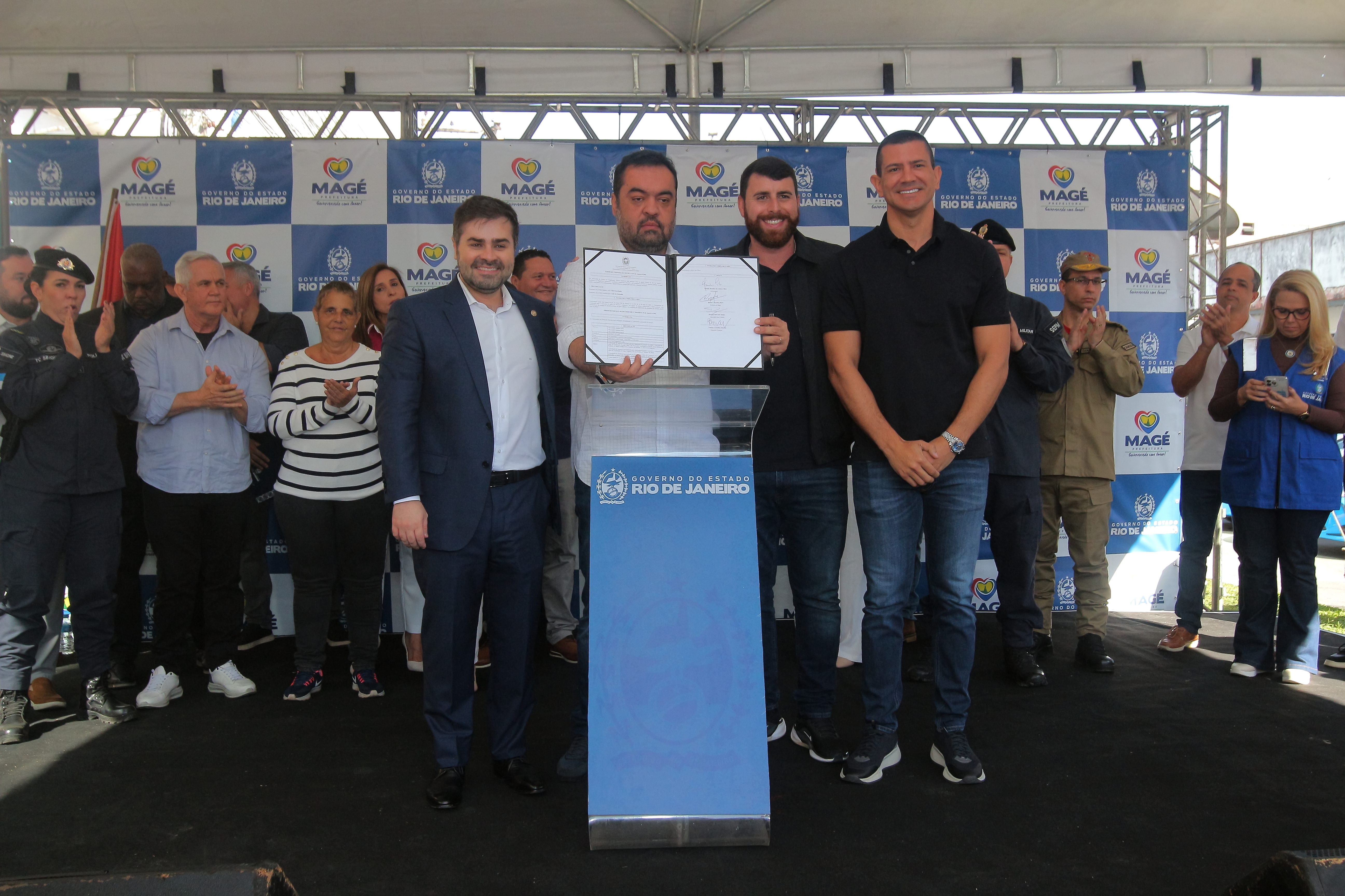 No início de agosto de 2025, o governador Cláudio Castro  e o Secretário das Cidades, Douglas Ruas, assinaram a ordem de início das obras em Magé