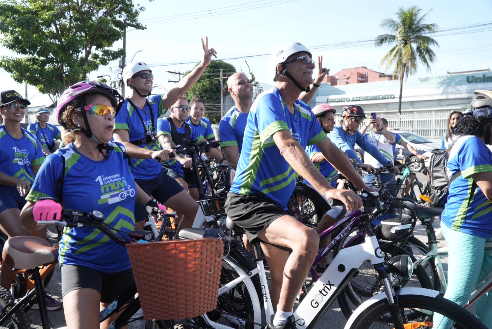 Secretário Douglas Ruas marcou presença no 1º Passeio Ciclístico do MUVI