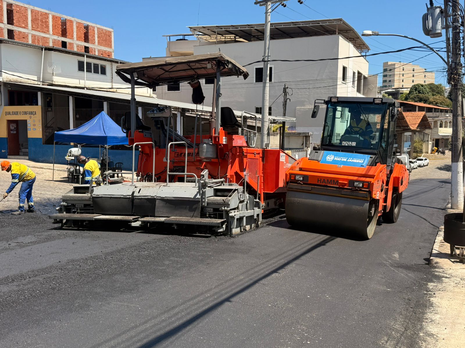 Ruas da cidade de Carmo estão sendo transformadas 
