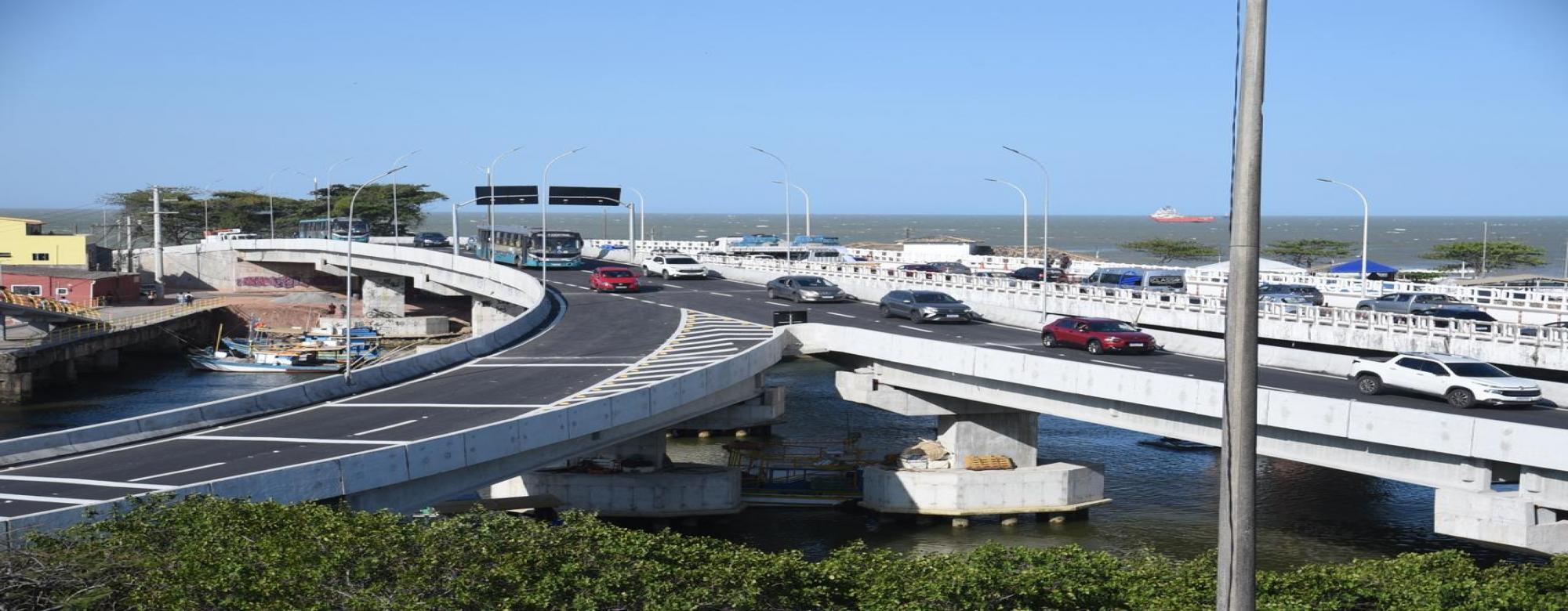 Ponte Cláudio Moacyr de Azevedo melhorou a fluidez do trânsito no bairro Barra de Macaé