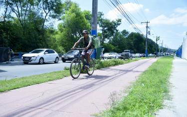 bike na ciclovia 