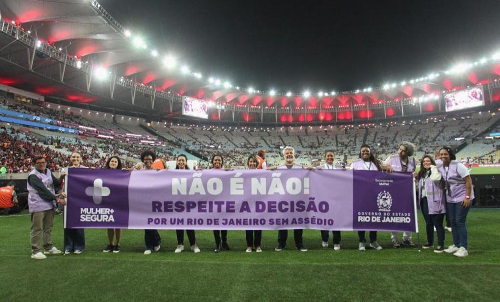 Secretaria de Estado da Mulher implanta  protocolo contra assédio e importunação no Maracanã