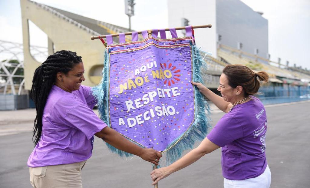 A secretária Heloisa Aguiar frisa a importância da ação: 'Vamos reforçar nosso compromisso com um Carnaval sem assédio e sem violência para todas as meninas e mulheres'