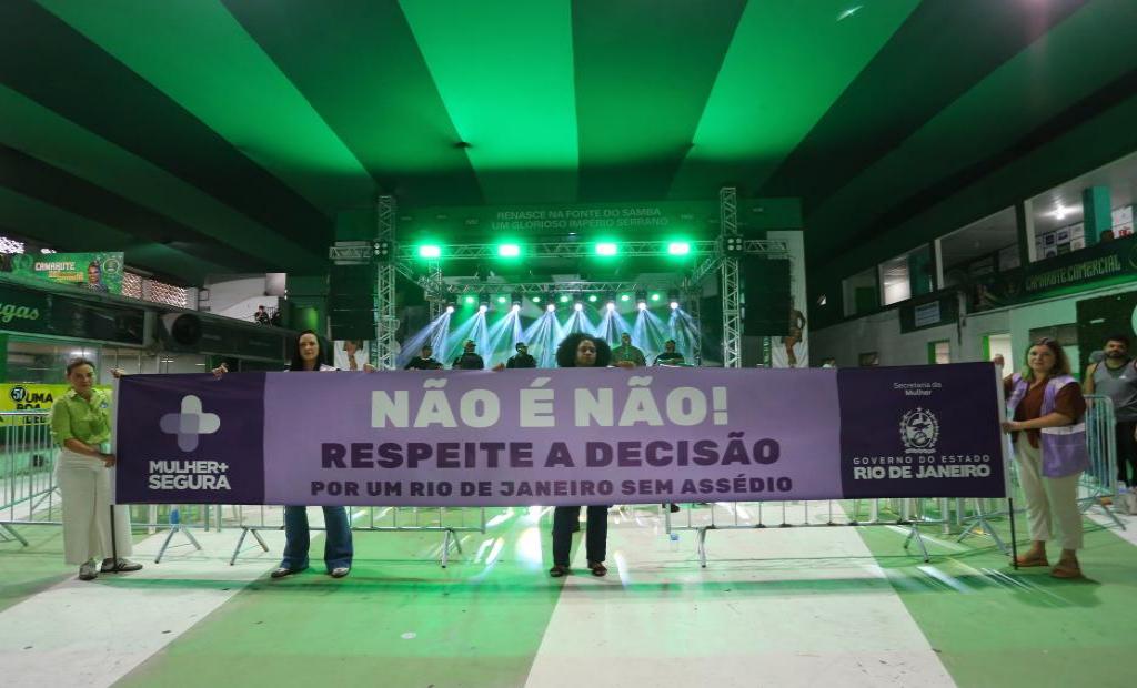 Secretaria de Estado da Mulher dá a largada na campanha contra o assédio para o Carnaval 2025