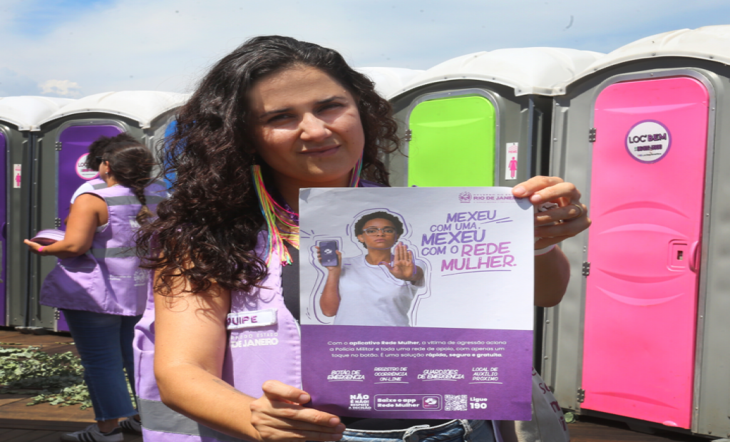 Secretaria de Estado da Mulher vai sinalizar hoje camarotes na Sapucaí com cartazes contra o assédio