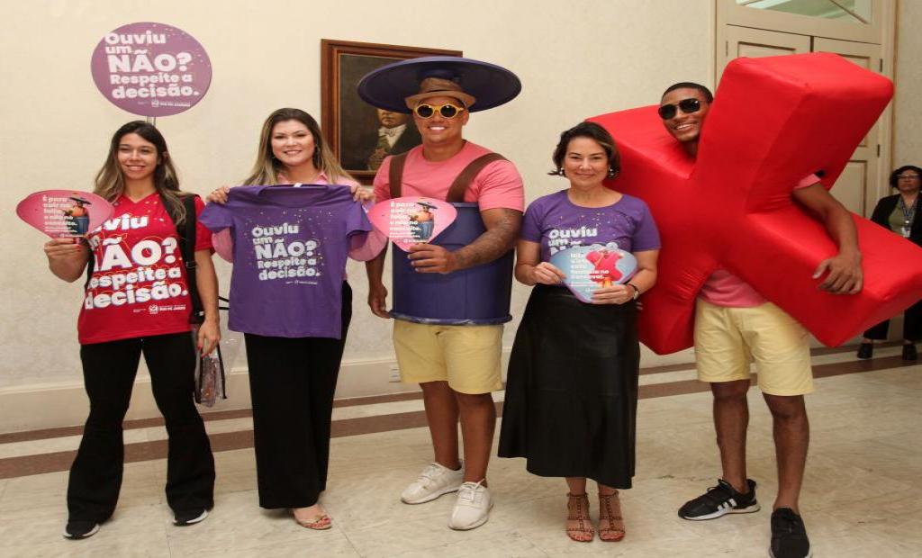 Governo do Estado lança campanha contra o assédio no Carnaval: ‘Ouviu um NÃO? Respeite a decisão’