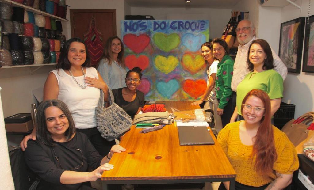 Equipe da Secretaria de Estado da Mulher visita projetos sociais na Rocinha