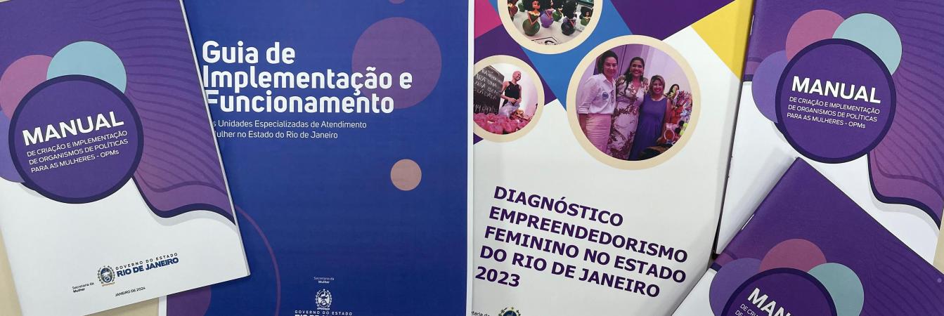 Publicações da Secretaria de Estado da Mulher