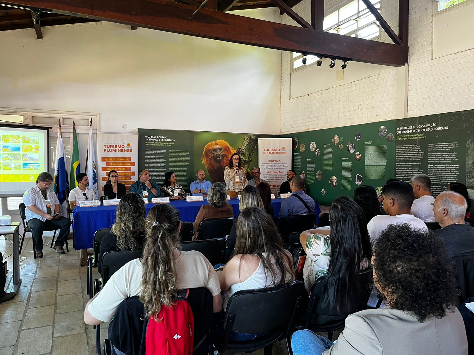 Abertura da mesa de apresentação da Jornada do Turismo Fluminense