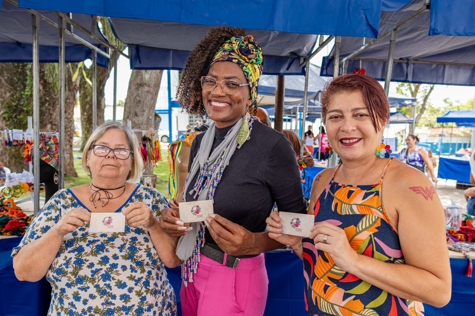 Artesãs do município de Pinheiral expõem na Feira do Artesão