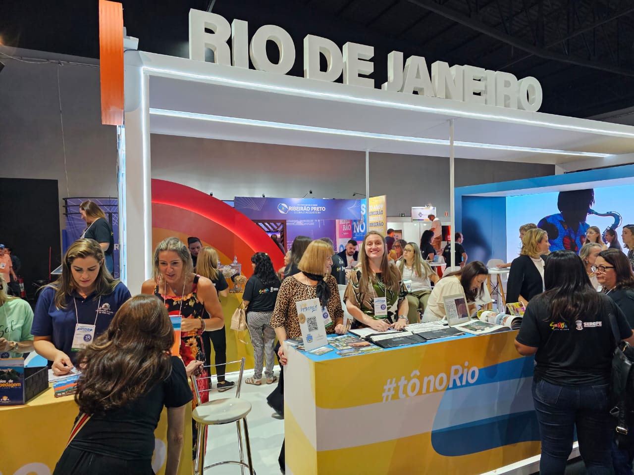 Estande instagramável da Setur-RJ_Crédito Ascom Setur-RJ